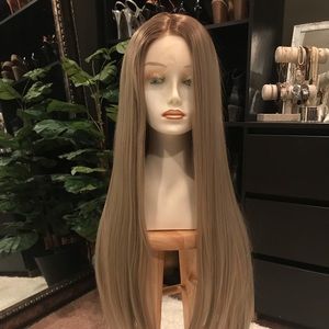 24” Long Lace Front Wig